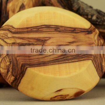 Olive Wood Carved Serving Plate Kitchen Accessory