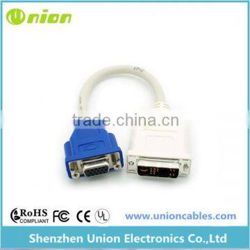 2m DVI to VGA Cable for PC LCD PLASMA TV