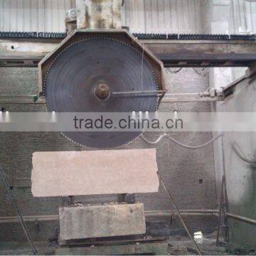 Bridge type multi blade block cutting machine