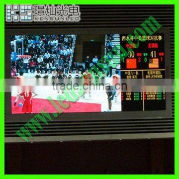 full color wall mounted P10 DIP score stadium led screen