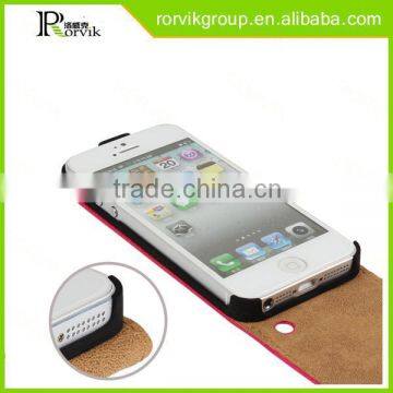 2015 Hot Sellingpu Leather Mobile Phone Case Buyer for IPhone 5G photo-4