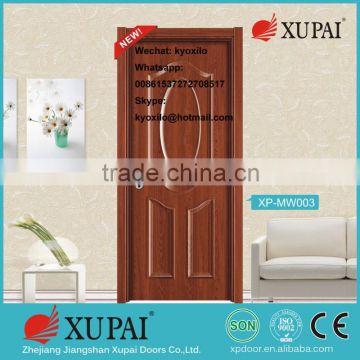 Free Shipping Melamine laminated compressed wood for apartment Glass Inetrior Door For Wholesale Price