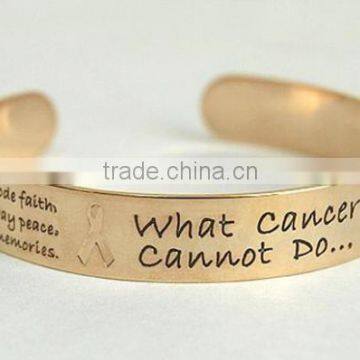 Custom Cancer Bracelet&bangles Women Gold Jewelry