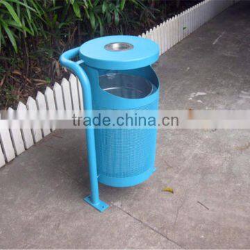 Weather resistant colored galvanized steel dustbin metal