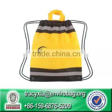 Lead-free 100% Recycled Nylon Drawstring Cinch Bag photo-2