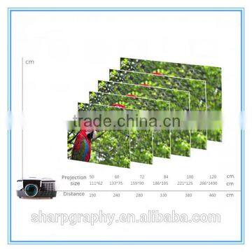 2015 China High Power 2600 Lumens Full HD LED 3D Outdoor Video Projector LX768 photo-5