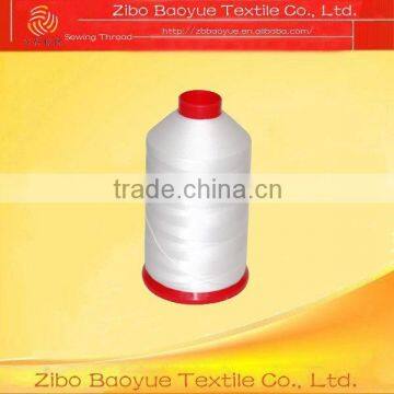 100 polyester filament thread 150d/3 white