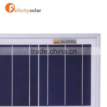 2016 Guangzhou Felicity Commercial Use 250 Watt Poly Solar Panel photo-2