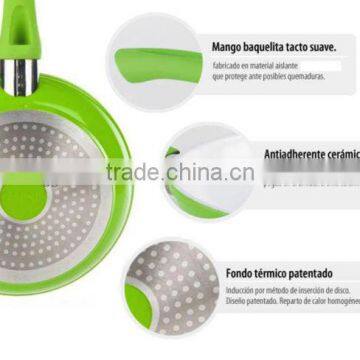 ALUMINUM FRYING PAN WITH CERAMIC COATING IN DIFFERENT COLORS(Model No.JD-CP03)