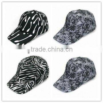 printed baseball caps