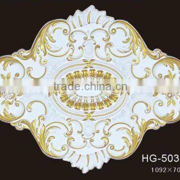 European-style PU carved ceiling medallion with fashion designs