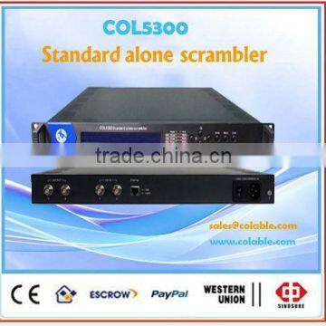 broadcast equipment,Vedio scrambler,dvb simulcrypt scrambler,satellite TV Scrambler ,Standard Alone Scrambler COL5300