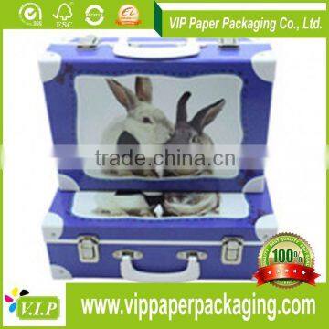 PACKAGING PAPER SUITCASE GIFT BOX MADE IN CHINA