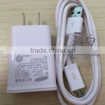 5V 2A wall charger with usb cable for samsung s4