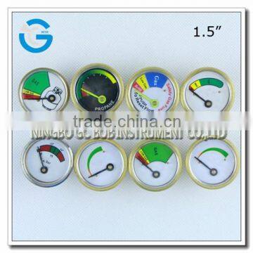 High quality 35mm brass lpg-gas-pressure-gauge