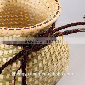 Handwoven Bamboo Fish Basket photo-3