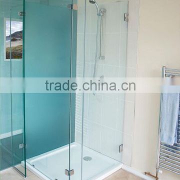 frameless glass enclosed shower