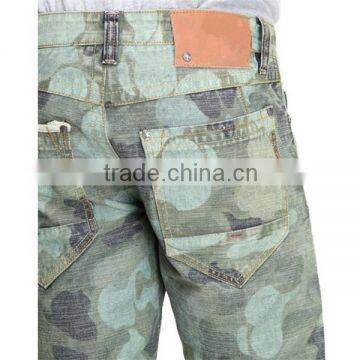 2015 Printed Camo Design Denim Jeans Wholesale Camo Pants JXQ954 photo-5