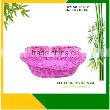 Suppler hight-light of rattan bread basket with elitegroup.