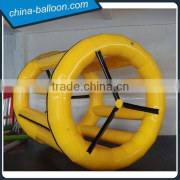 Yellow color inflatable hamster ball / crazy inflatable water rolling ball for fun                        
                                                Quality Choice