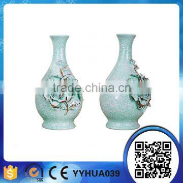 Top Sale Home Or Hotel Use White Elegant Fashionable Resin Decorative Flower Vases photo-3