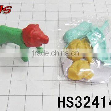 various shape lion mini plastic toy animal