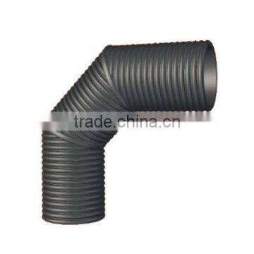 HDPE Double Wall Corrugated Pipe Fittings: 90 Degree Elbow