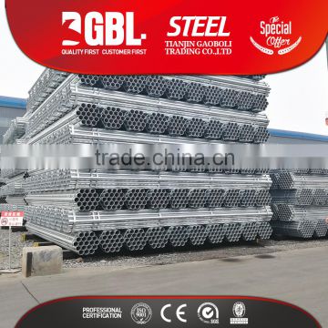 hot dip galvanized 50mm mild steel round pipe price