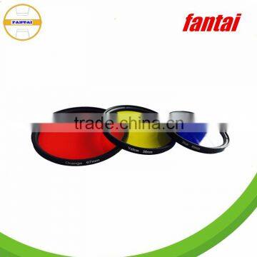High Quality Ultrathin Aluminium Optical Colorful Camera Filter For DSLR