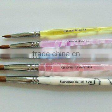 Yiwu suppliers to provide all kinds nail art,cosmetics acrylic brush natural hair brush