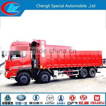 Front Lifting 12 wheels Diesel type 8X4 6X4 DONGFENG tipper truck 31ton stone transportation dumper dongfeng used dumper truck