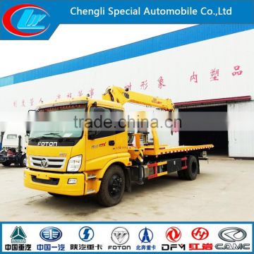 FOTON truck crane 6 wheeler truck boom crane 4x2diesel type truck crane with XCMG crane