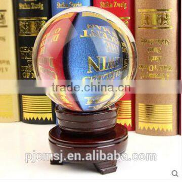 colorful decorative crystal ball for office decoration & gift favors