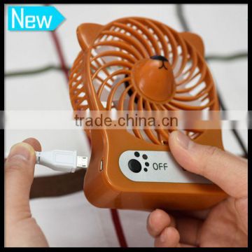 2016 New Product Portable Mini Powered Fan By Cable Usb Fan For Phone