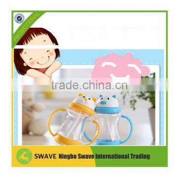 2016 Hot Sell Baby Drinking Plastic Cups 180cc Baby Bottle Straw With Handle P76750 photo-2
