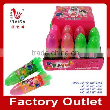 Big Rocket Shape Fruit Flavor Sour Spray Candy