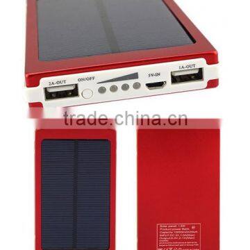 10000mah Solar Charger With Doubel Output Ports and LED Indicator photo-4