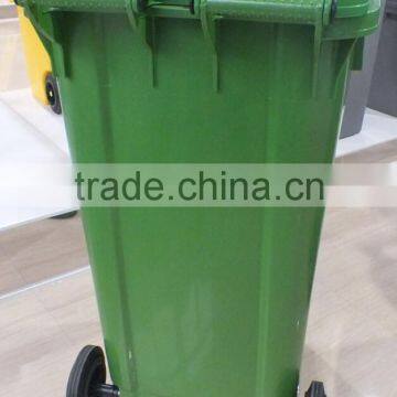 120L HDPE HOT! Outdoor plastic garbage bin with pedal EN840