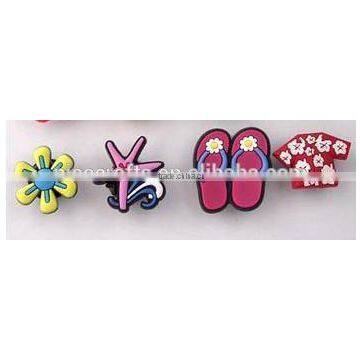 China Wholesale Soft PVC Shoe Button Buckles photo-6