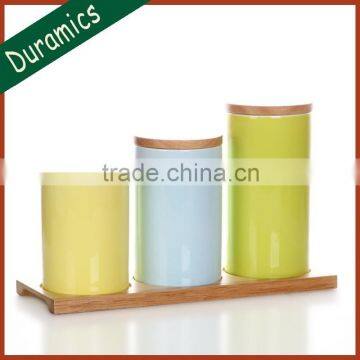 Popular sugar tea food storage color canister