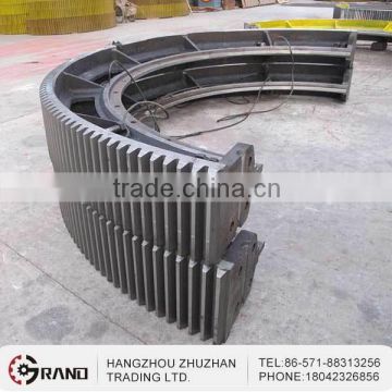 Steel forged mechanical rotating gear ring