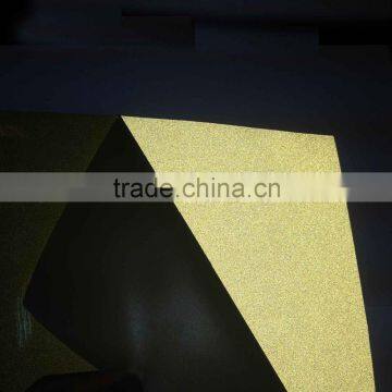 Gold vinyl /Glow Reflective Heat Transfer vinyl for Lycra material