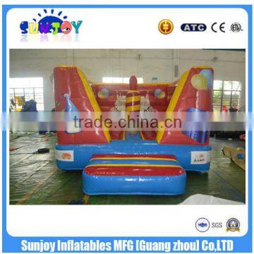 SUNJOY 2016 new designed birthday topic bouncer playing castle for sale