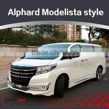 Hot sale ! For 2015 toyota body kits for Alphard modelista style PP Material