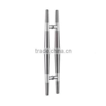 DH-074 H Shape SUS304 Pulls Lever Glass Door Handle, Sliding Shower Door Handles Double Sided Metal Door Handle photo-2