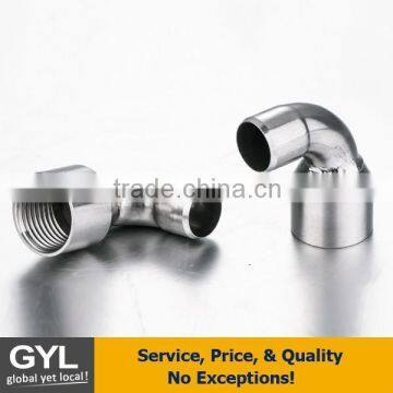 90 degree stainless steel exhaust pipe elbow fittings weight, butt welded and seamless pipe fitting