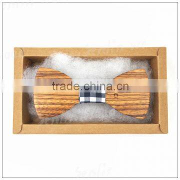 Wholesale Fashionable Wooden Bow Ties For Men's Suit