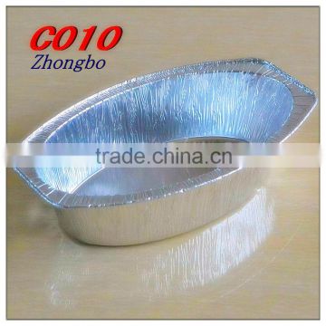 Zhongbo Household disposable Oval aluminum food container