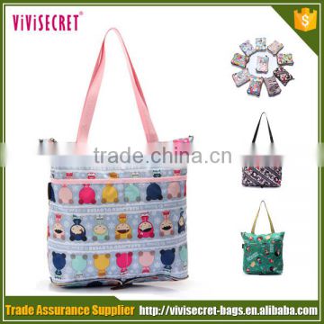 2016 polyester shopping bag cheap women hand bags