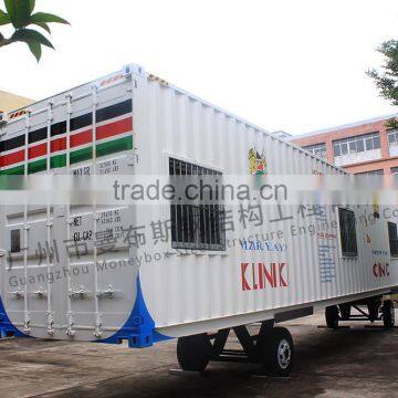 Portable Odified Container House/ Movable Prefabricated Container With Wheels /cheap Prefab Shipping Container Home